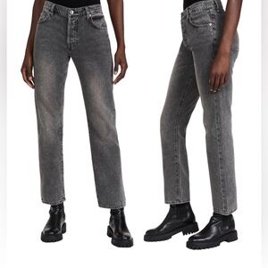 Frame Jeans Le Slouch Size 26 black gray
Cotton/ Recycled Cotton denim